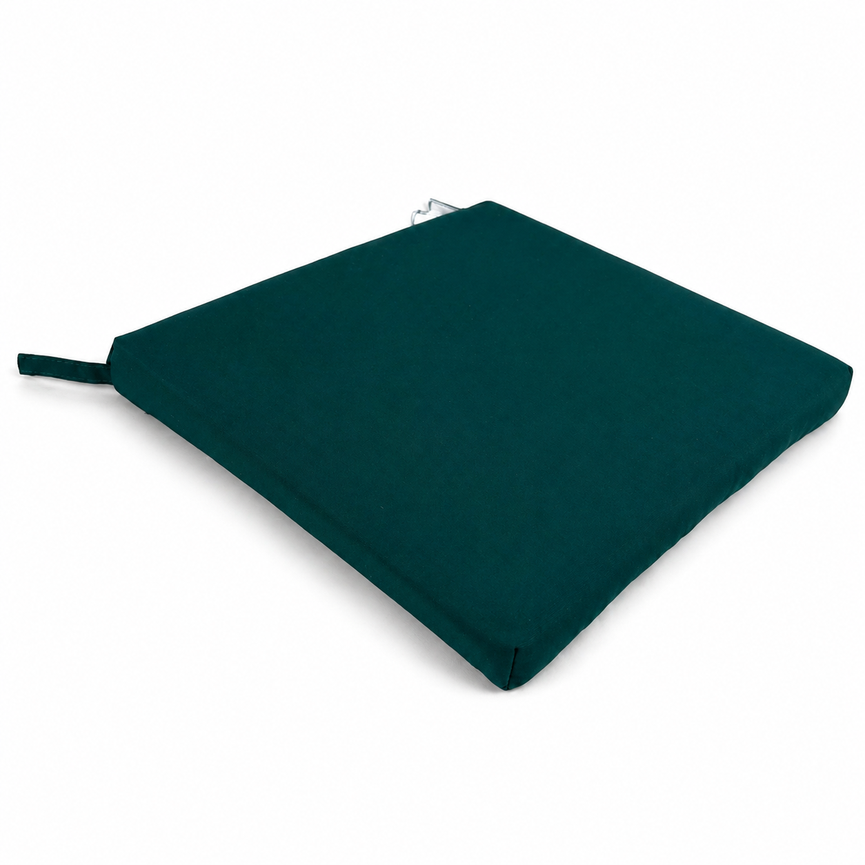 Cuscino seduta per sedia 45x47cm con velcro in poliestere – Verde