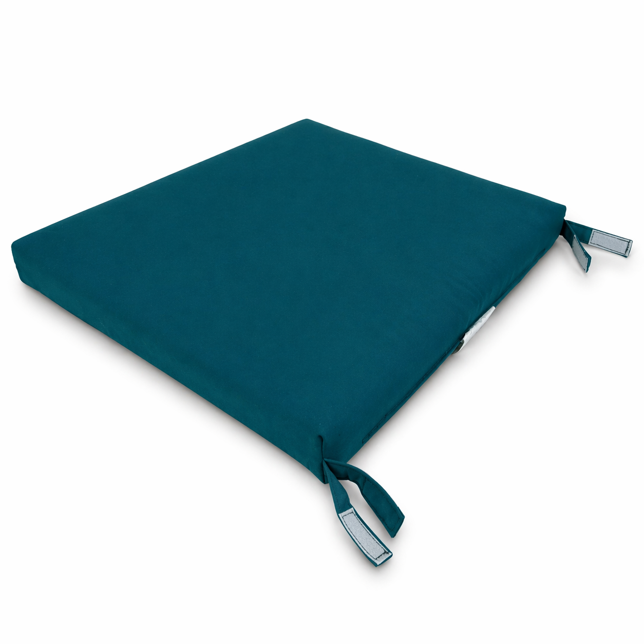 Cuscino seduta per sedia 45x47cm con velcro in poliestere – Verde Petrolio