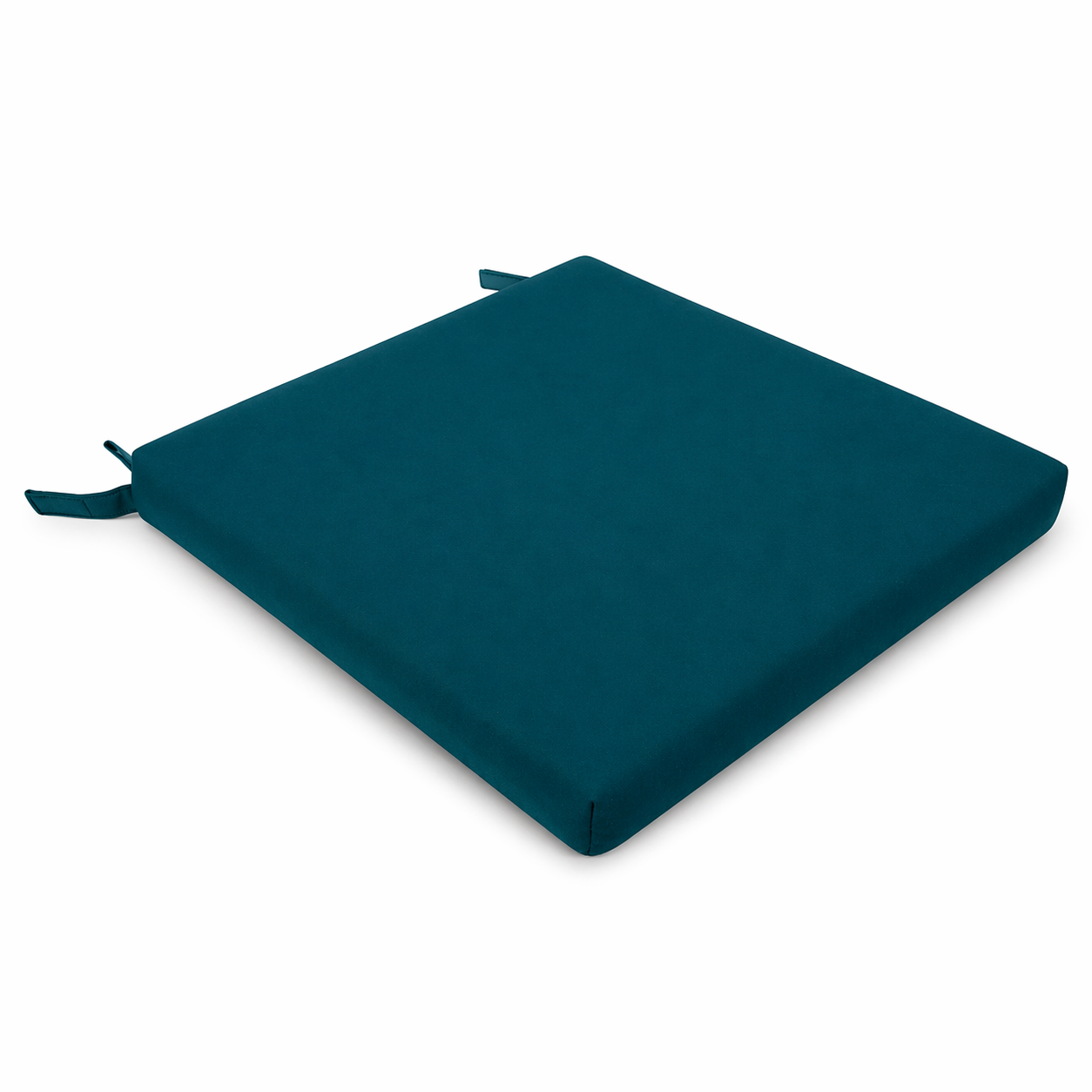Cuscino seduta per sedia 45x47cm con velcro in poliestere – Verde Petrolio