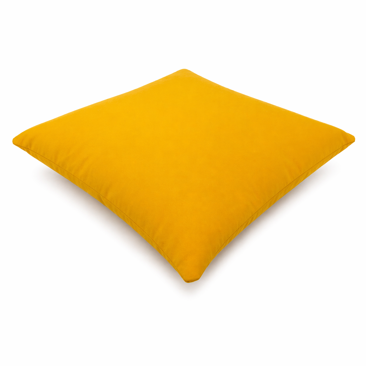 Cuscino decorativo 45x45 cm Sfoderabile in poliestere - Giallo Ocra