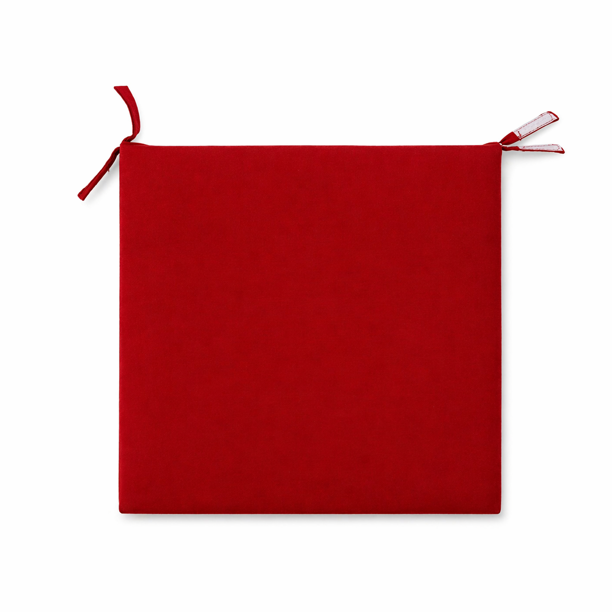 Cuscino seduta per sedia 45x47cm con velcro in poliestere – Bordeaux