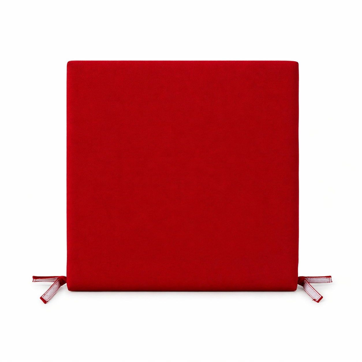 Cuscino seduta per sedia 45x47cm con velcro in poliestere – Bordeaux
