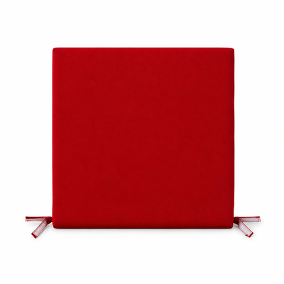 Cuscino seduta per sedia 45x47cm con velcro in poliestere – Bordeaux