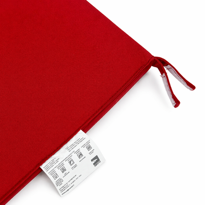 Cuscino seduta per sedia 45x47cm con velcro in poliestere – Bordeaux