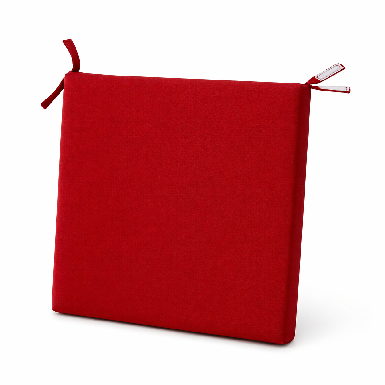 Cuscino seduta per sedia 45x47cm con velcro in poliestere – Bordeaux