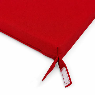Cuscino seduta per sedia 45x47cm con velcro in poliestere – Bordeaux