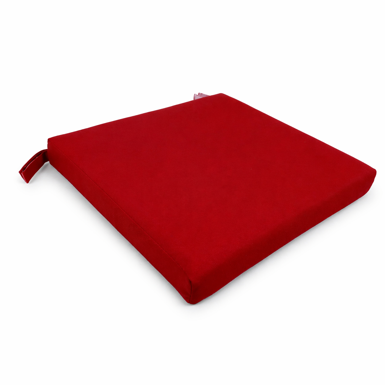 Cuscino seduta per sedia 45x47cm con velcro in poliestere – Bordeaux
