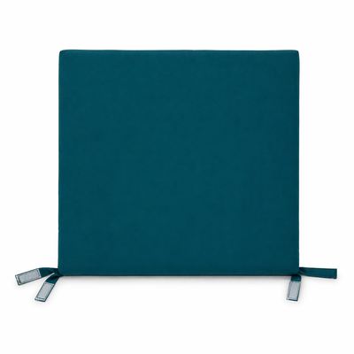 Cuscino seduta per sedia 45x47cm con velcro in poliestere – Verde Petrolio