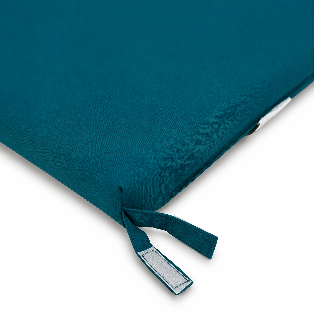 Cuscino seduta per sedia 45x47cm con velcro in poliestere – Verde Petrolio