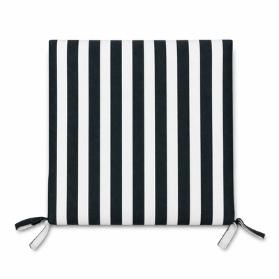 Cuscino seduta per sedia 45x47cm con velcro in poliestere – Verde/Bianco