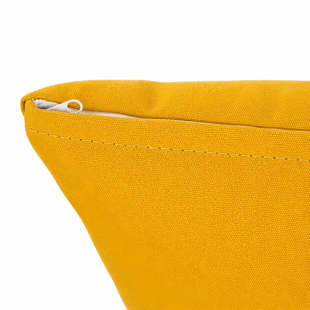 Cuscino decorativo 45x45 cm Sfoderabile in poliestere - Giallo Ocra