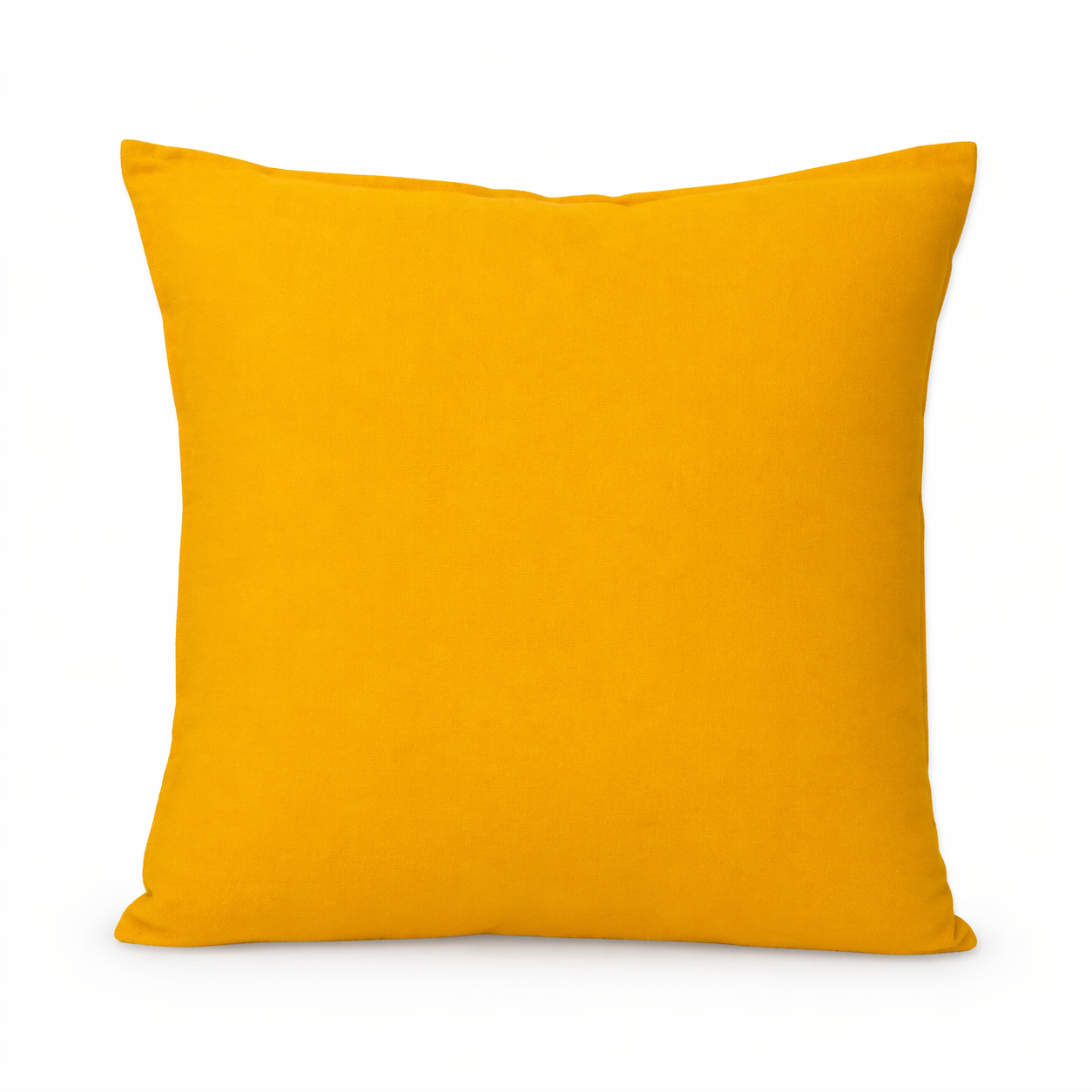 Cuscino decorativo 45x45 cm Sfoderabile in poliestere - Giallo Ocra
