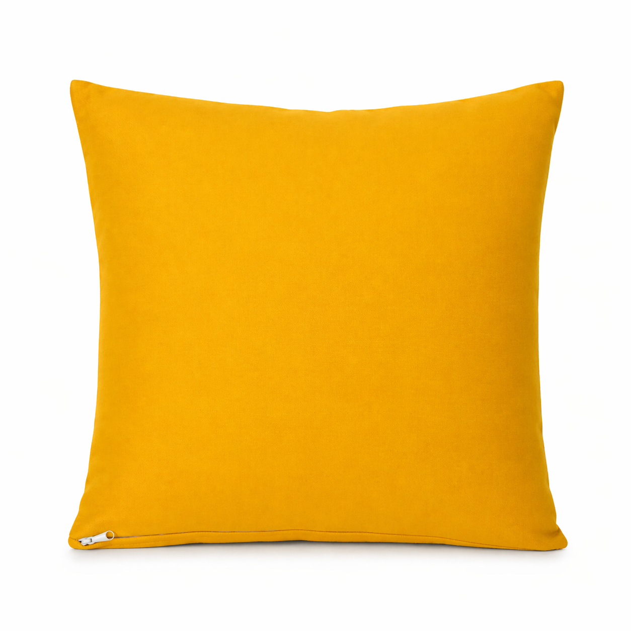 Cuscino decorativo 45x45 cm Sfoderabile in poliestere - Giallo Ocra