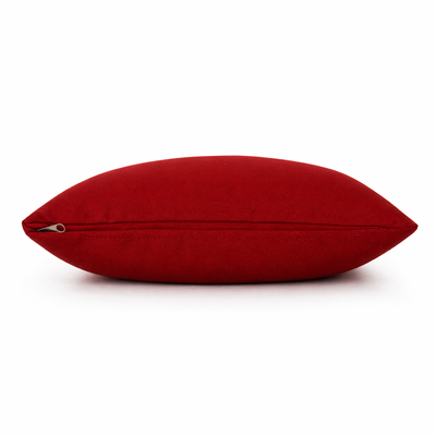Cuscino decorativo 45x45 cm Sfoderabile in poliestere - Bordeaux