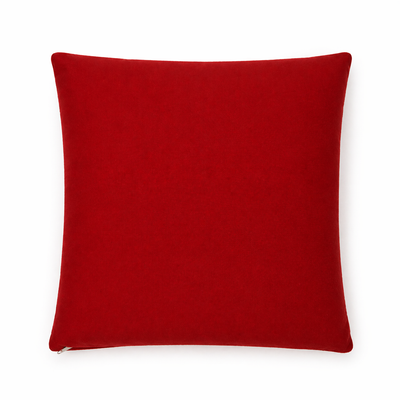 Cuscino decorativo 45x45 cm Sfoderabile in poliestere - Bordeaux