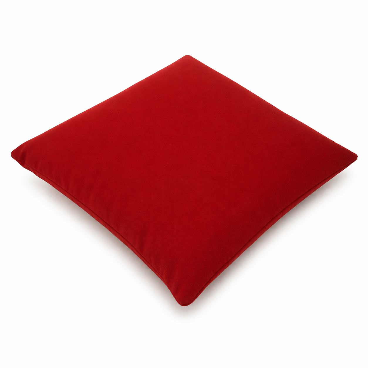 Cuscino decorativo 45x45 cm Sfoderabile in poliestere - Bordeaux