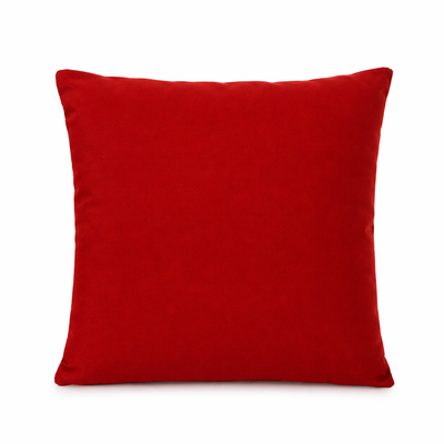 Cuscino decorativo 45x45 cm Sfoderabile in poliestere - Bordeaux