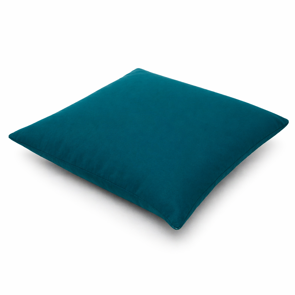 Cuscino decorativo 45x45 cm Sfoderabile in poliestere - Verde Petrolio