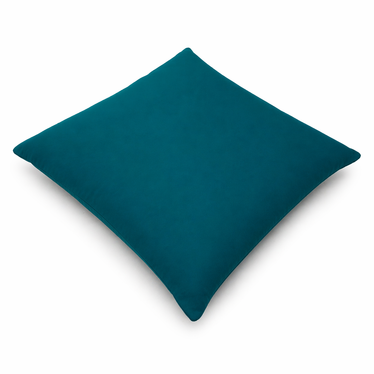 Cuscino decorativo 45x45 cm Sfoderabile in poliestere - Verde Petrolio
