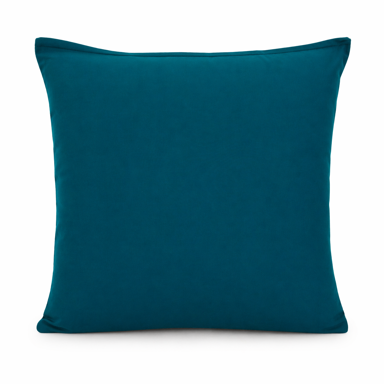 Cuscino decorativo 45x45 cm Sfoderabile in poliestere - Verde Petrolio