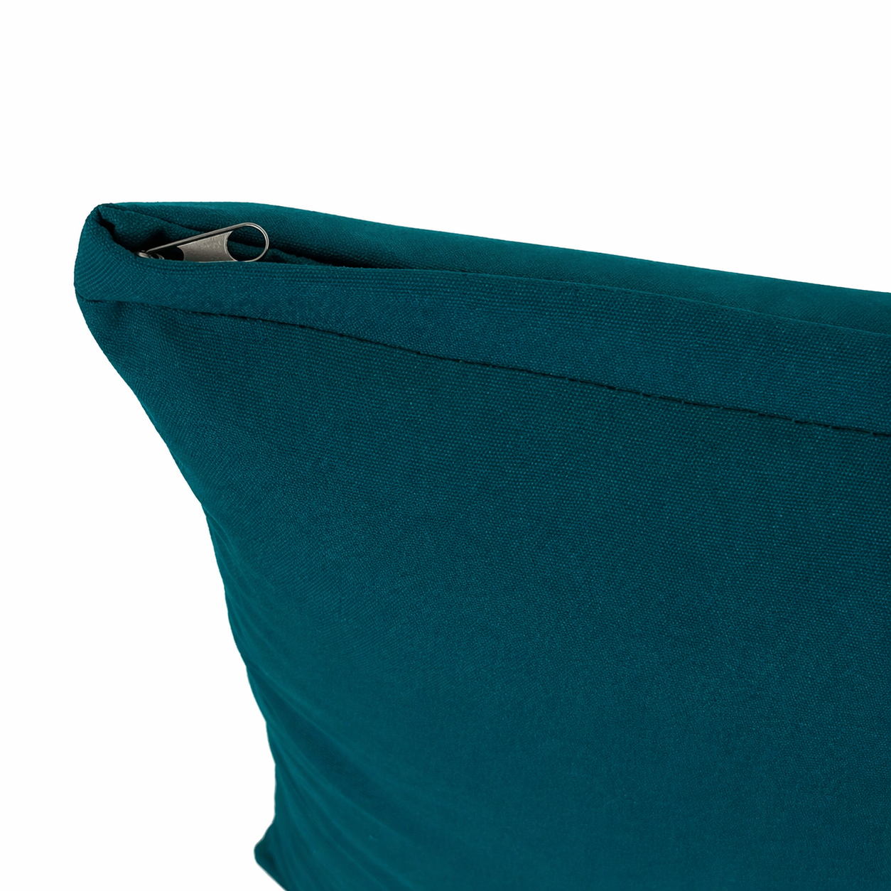 Cuscino decorativo 45x45 cm Sfoderabile in poliestere - Verde Petrolio