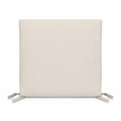 Cuscino seduta per sedia 45x47cm con velcro in poliestere – Avorio