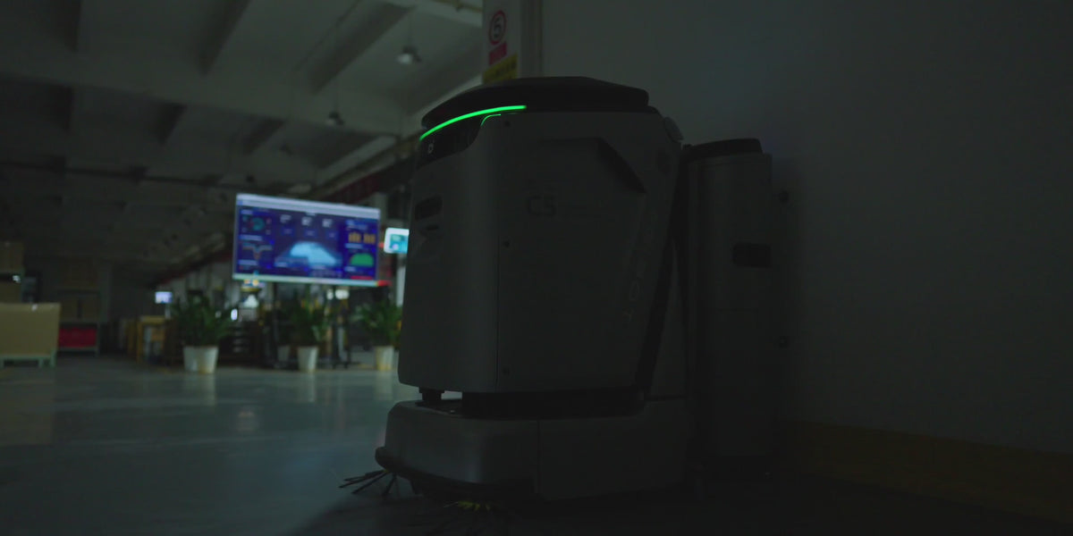 Robot Lavapavimenti Professionale AgiBot C5 con Doppia Spazzola a Rullo
