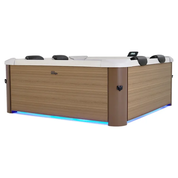 Piscine d'Oslo à LED ambrées