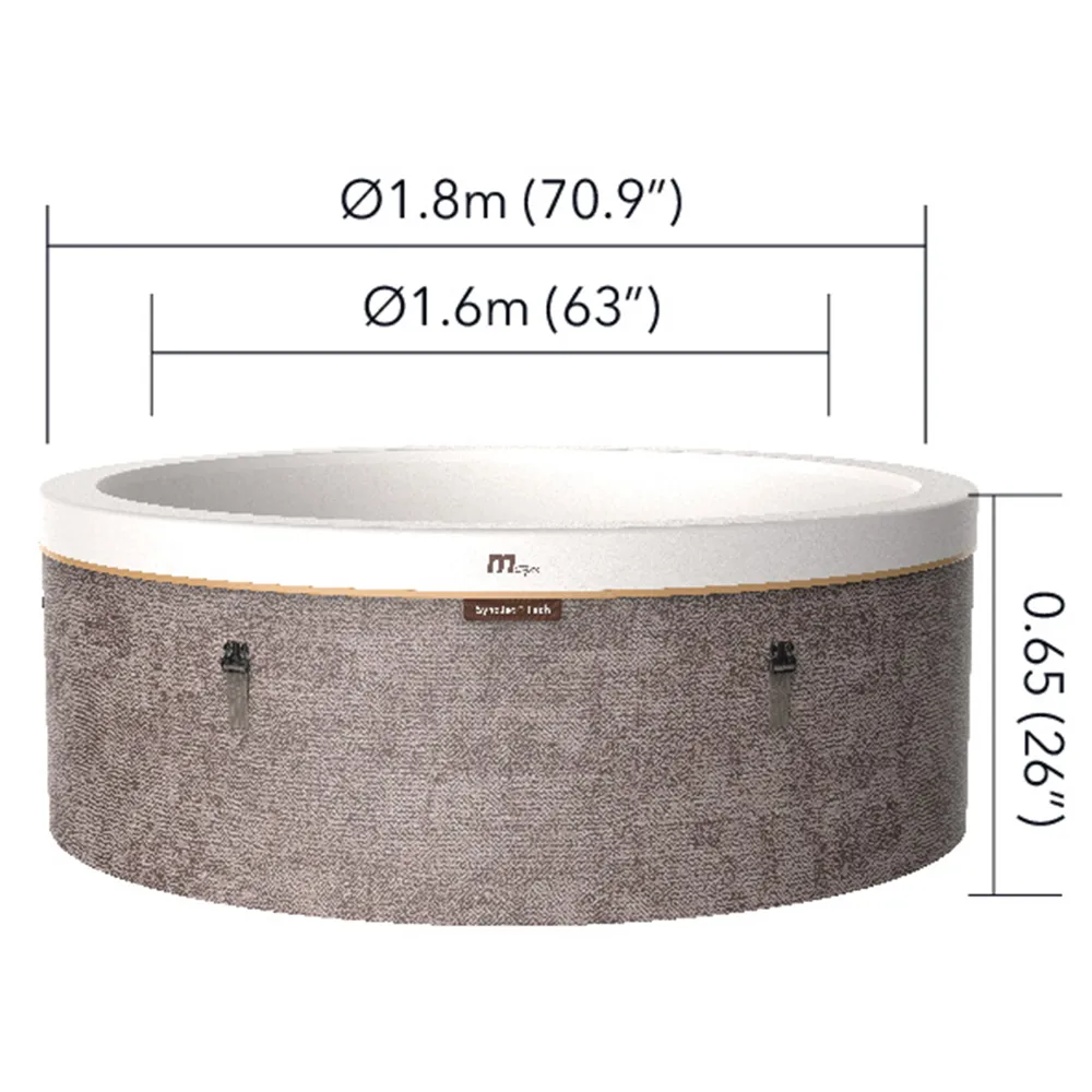 MSpa Cocoon-Eco Dimensioni