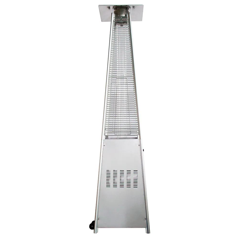 Image of Tempo Style - Stufa a Gas Pyramid ( 5kW, 13kW) | Stufa da esterno Acciaio