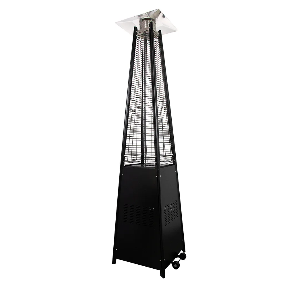 Image of Tempo Style - Stufa a Gas Pyramid ( 5kW, 13kW) | Stufa da esterno Nero
