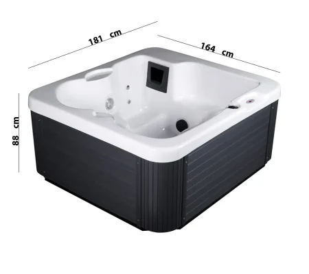 Idromassaggio Monoblocco Cleopatra (ZR7106) Dimensioni
